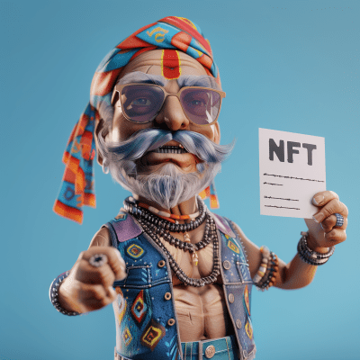 Funky Indian NFT Voting Character