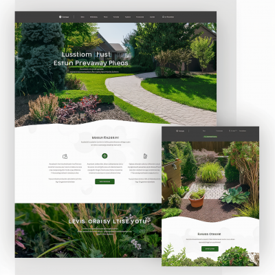 Commercial Landscaping Company UI Landing Page