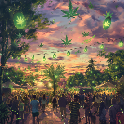 Marijuana Day Celebration in the Park