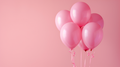 Pink Balloons Gender Reveal