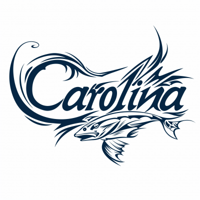 Tribal Fish Logo with Text