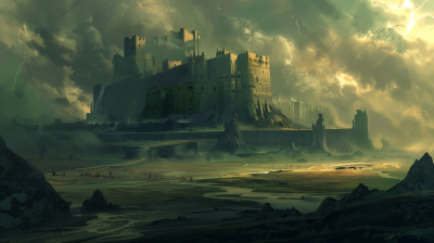 Ancient Fort in Fantasy Style