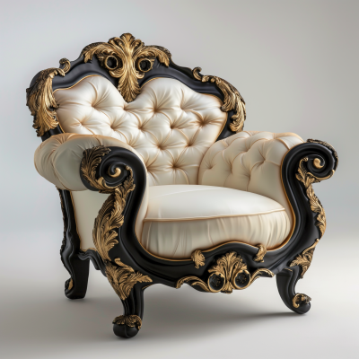 Luxurious Victorian Style Chair