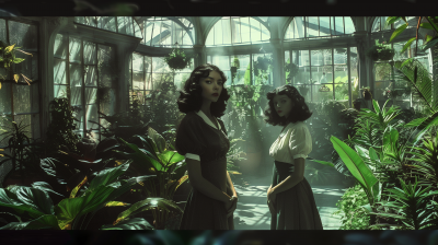 Randomly Placed Women in a Green House