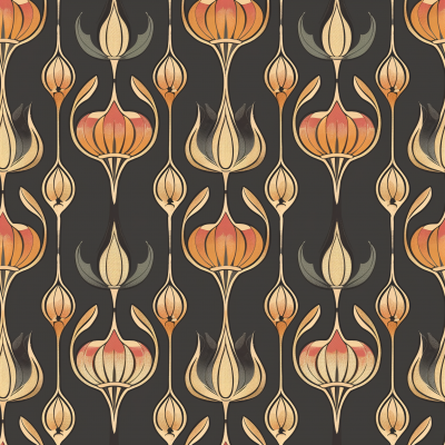 Arts and Crafts Wallpaper Pattern