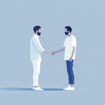 Handshake Illustration