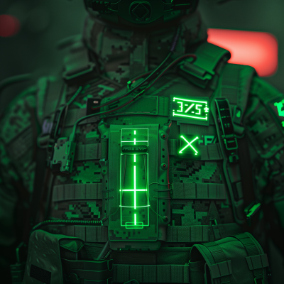 Neon Dutch Military Medic Chest Logo