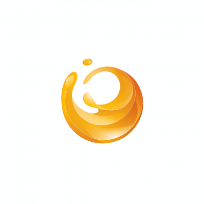 Simple Logo Design on White Background