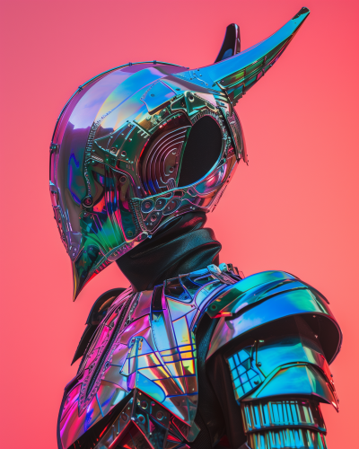 Cyborg Commander in Glass Armor