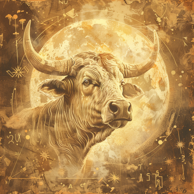 Taurus Horoscope Card