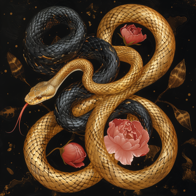 Entwined Snakes