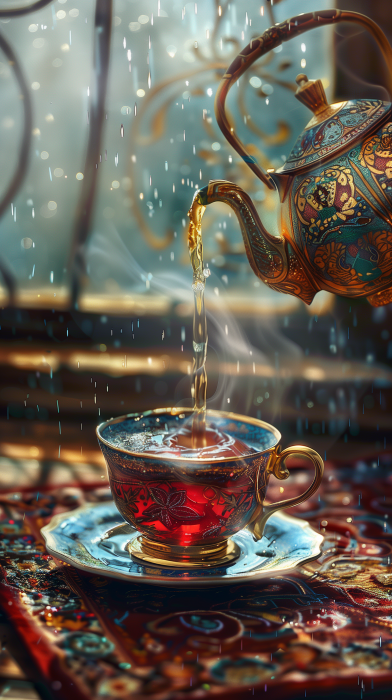 Iranian Tea Ritual