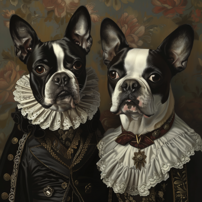 Gothic Boston Terriers