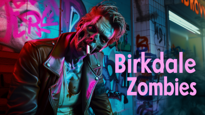 Zombie Brad Pitt Illustration