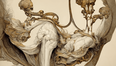 Dramatic Rococo Anatomy Drawing