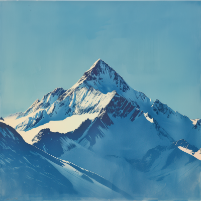 Mountain Print by Ed Ruscha