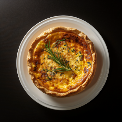 Quiche on a Plate