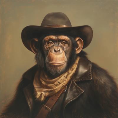 Chimpanzee Cowboy