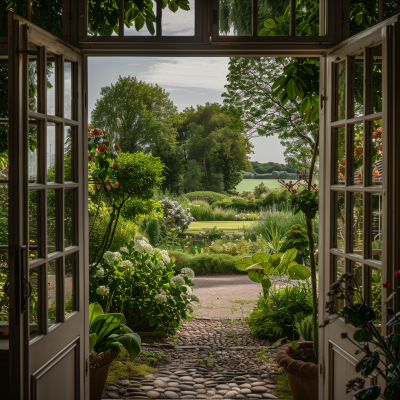 Danish Garden Serenity