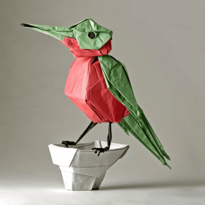 Bird on a Potty Origami