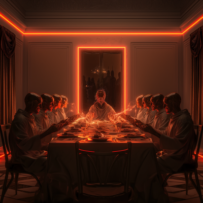 Surrealistic Last Supper
