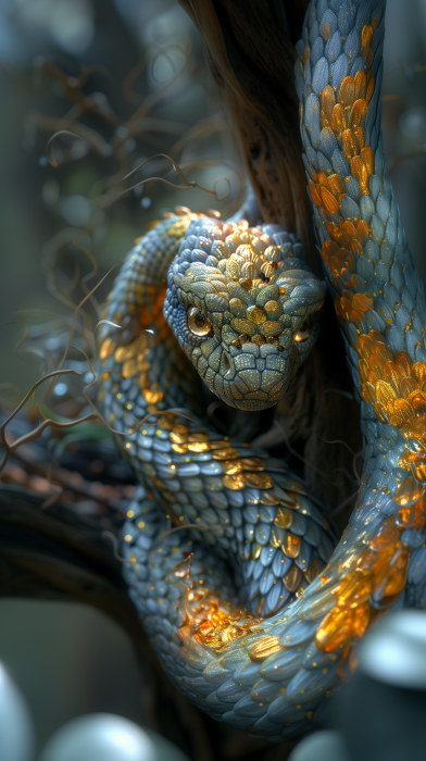 Serpent in the Garden of Eden