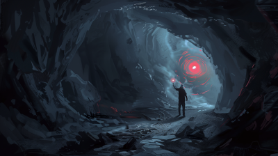 Deep Cave Tunnel