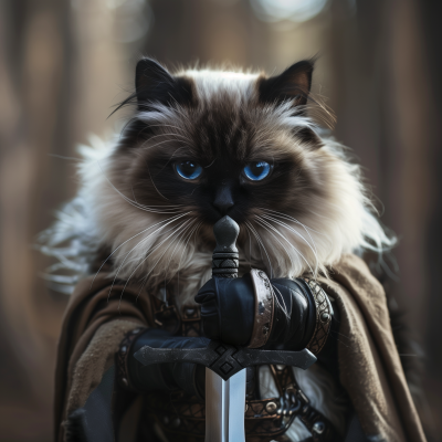Fantasy Knight Ragdoll Cat