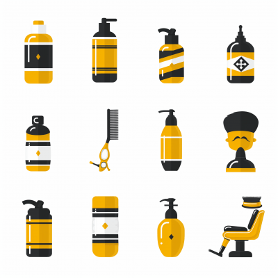 Barbershop Icons Set