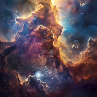 Nebula System in Space