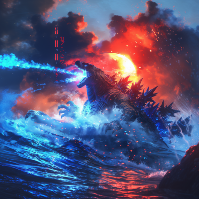 Godzilla in the Ocean