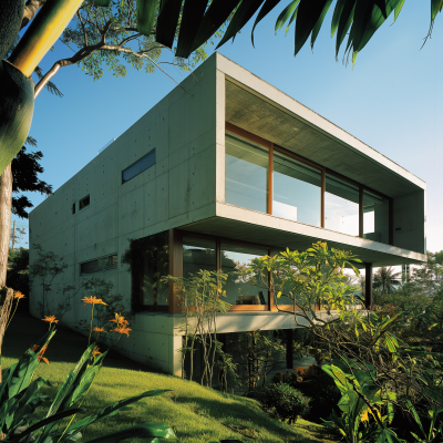Eisenman’s House IV in Tadao Ando Style