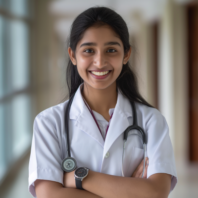 Diverse Indian College Students ready for Healthcare Careers