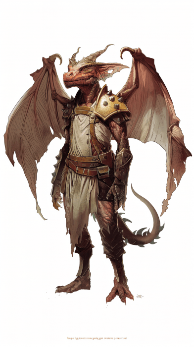 Kobold with Small Dragon Wings
