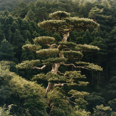 Niwaki Tree in Full Splendor