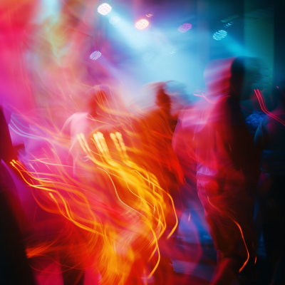 Blurred Dancefloor Abstract
