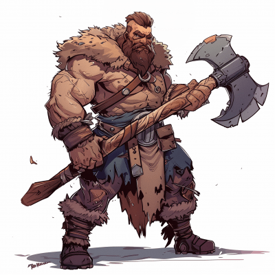 Totem Barbarian Chad in DND Universe