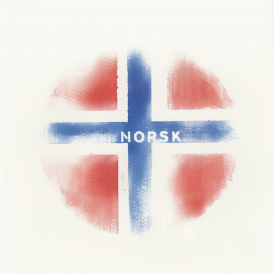 Norwegian Flag Stamp