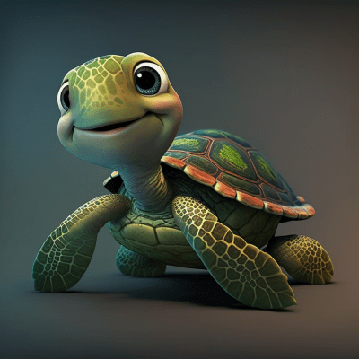 Cartoon Turtle Illustration