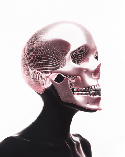 Hologram Skull Human
