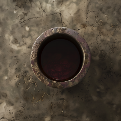 Grungy Medieval Wine Cup