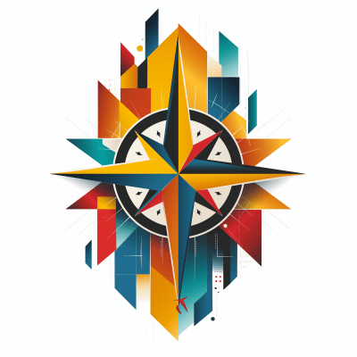 Minimalist Compass Logo
