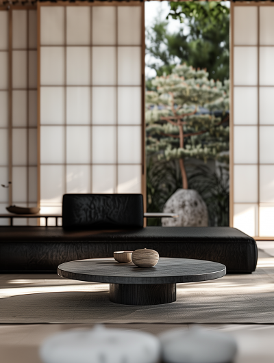 Minimalistic Japanese Style Interior