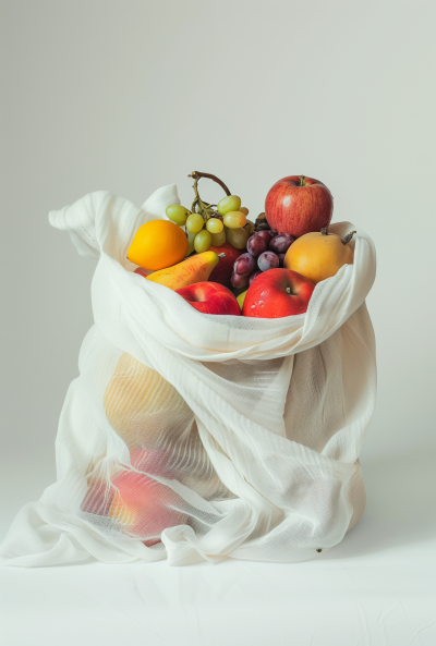 Infinity Nets Inspired Fruit Bag