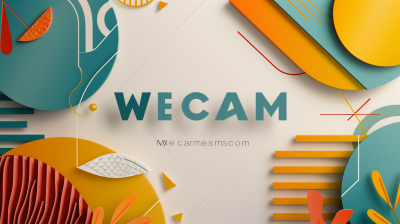 Geometric Composition Welcome Card