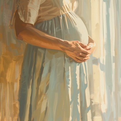 Pregnant Belly Painting