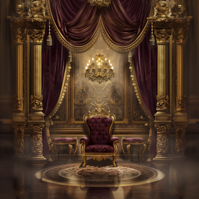 Elegant Royal Court Background