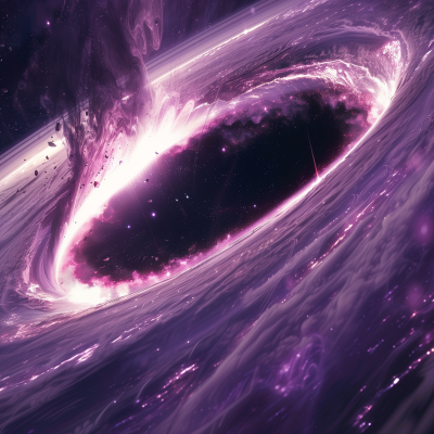 Purple Black Hole