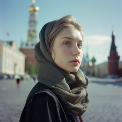 Young Woman in Moscow