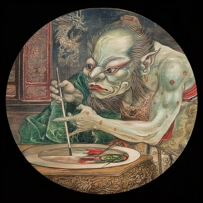 Chinese Goblin Painting